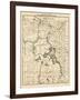 1900, Yellowstone National Park Tourist Map, Wyoming, United States-null-Framed Giclee Print