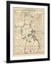 1900, Yellowstone National Park Tourist Map, Wyoming, United States-null-Framed Giclee Print