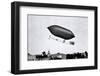 1900s-1910s Lincoln Beachey Airship Appearance Is Cross Between Hot Air Balloon and Blimp-null-Framed Photographic Print