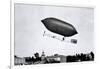 1900s-1910s Lincoln Beachey Airship Appearance Is Cross Between Hot Air Balloon and Blimp-null-Framed Photographic Print