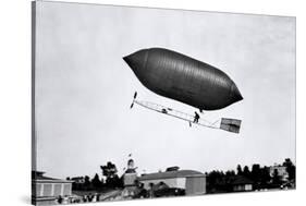 1900s-1910s Lincoln Beachey Airship Appearance Is Cross Between Hot Air Balloon and Blimp-null-Stretched Canvas
