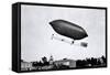 1900s-1910s Lincoln Beachey Airship Appearance Is Cross Between Hot Air Balloon and Blimp-null-Framed Stretched Canvas