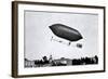 1900s-1910s Lincoln Beachey Airship Appearance Is Cross Between Hot Air Balloon and Blimp-null-Framed Photographic Print