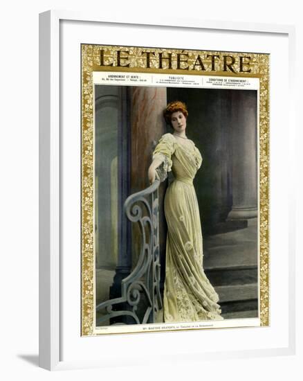 1900s France Le Theatre Magazine Cover-null-Framed Giclee Print