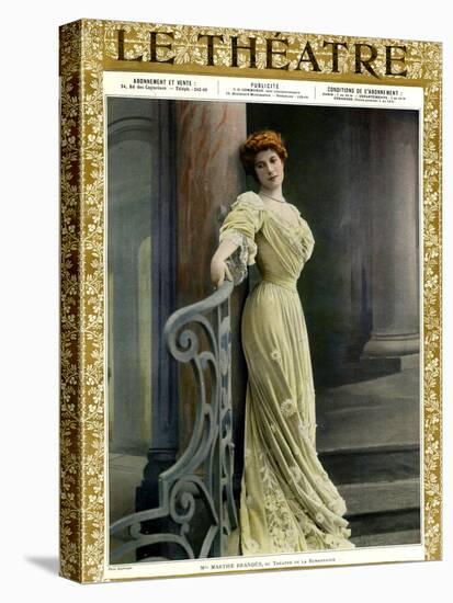 1900s France Le Theatre Magazine Cover-null-Stretched Canvas