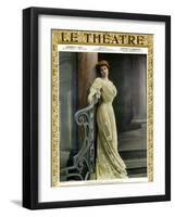 1900s France Le Theatre Magazine Cover-null-Framed Giclee Print