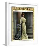 1900s France Le Theatre Magazine Cover-null-Framed Giclee Print