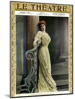 1900s France Le Theatre Magazine Cover-null-Mounted Giclee Print