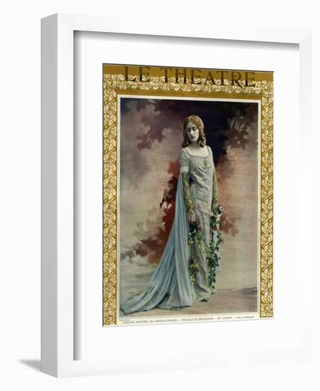 1900s France Le Theatre Magazine Cover-null-Framed Giclee Print