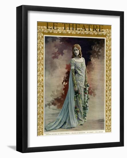 1900s France Le Theatre Magazine Cover-null-Framed Giclee Print