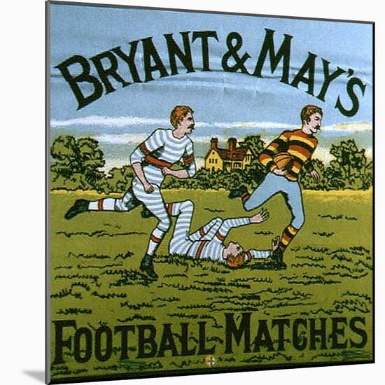 1900s UK Bryant and May's Label-null-Mounted Giclee Print