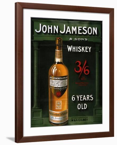 1900s UK John Jameson Poster-null-Framed Giclee Print