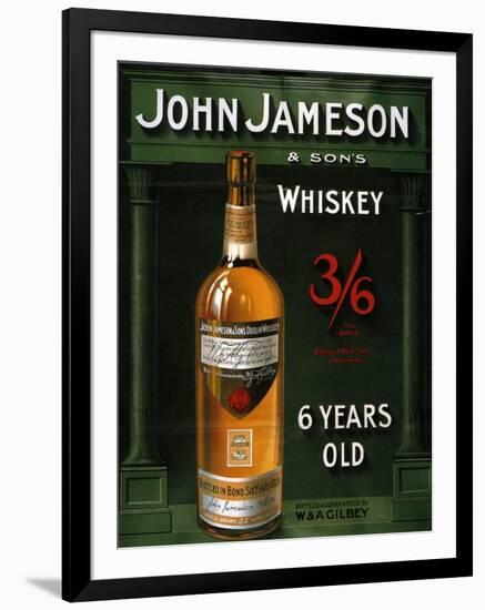 1900s UK John Jameson Poster-null-Framed Giclee Print