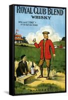 1900s UK Royal Club Blend Whisky Poster-null-Framed Stretched Canvas