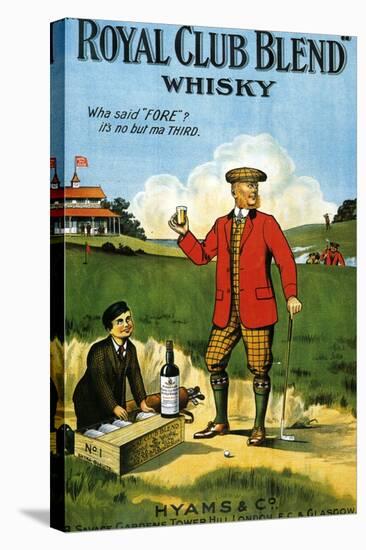 1900s UK Royal Club Blend Whisky Poster-null-Stretched Canvas