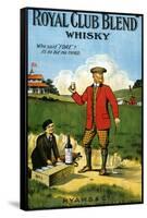 1900s UK Royal Club Blend Whisky Poster-null-Framed Stretched Canvas