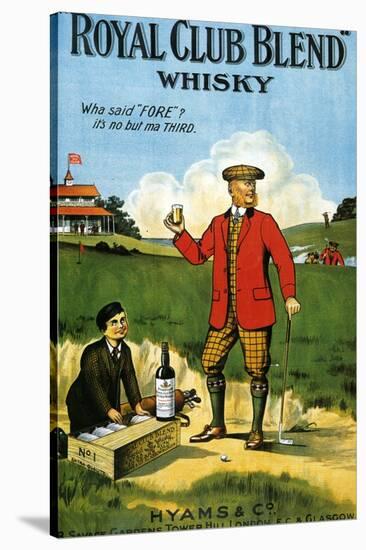 1900s UK Royal Club Blend Whisky Poster-null-Stretched Canvas