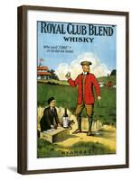 1900s UK Royal Club Blend Whisky Poster-null-Framed Giclee Print