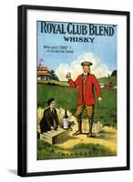 1900s UK Royal Club Blend Whisky Poster-null-Framed Giclee Print