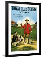 1900s UK Royal Club Blend Whisky Poster-null-Framed Giclee Print