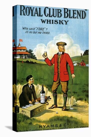 1900s UK Royal Club Blend Whisky Poster-null-Stretched Canvas