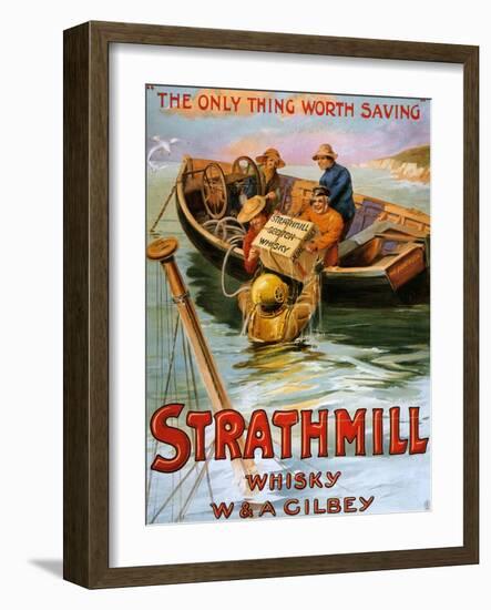 1900s UK Strathmill Poster-null-Framed Giclee Print