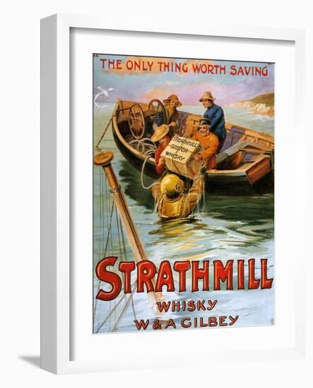 1900s UK Strathmill Poster-null-Framed Giclee Print