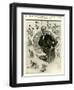 1900s UK Winston Churchill Magazine Plate-null-Framed Giclee Print