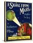 1900s USA A Signal From Mars Sheet Music Cover-null-Stretched Canvas