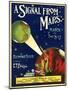 1900s USA A Signal From Mars Sheet Music Cover-null-Mounted Giclee Print
