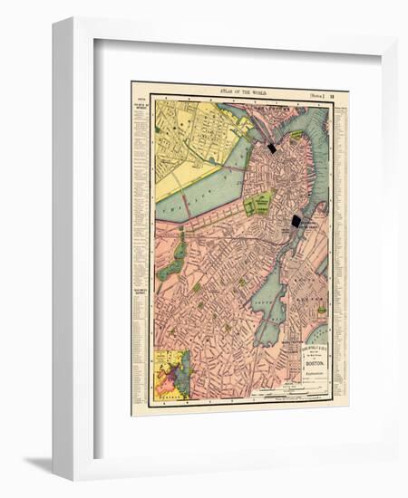 1901, Boston 1901, Massachusetts, United States-null-Framed Giclee Print