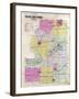 1901, Green Lake County Outline Map, Wisconsin, United States-null-Framed Giclee Print