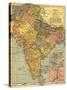 1902 Map of India, Then a Colony Within the British Empire, Showing Internal Boundaries-null-Stretched Canvas