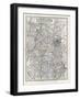 1902, New Hampshire and Vermont State Map, Vermont, United States-null-Framed Giclee Print