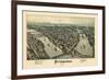 1902, Pittsburgh Bird's Eye View, Pennsylvania, United States-null-Framed Giclee Print