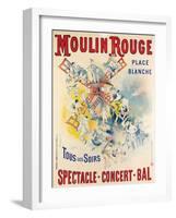 1902- Réouverture Moulin Rouge-Jose Belon-Framed Giclee Print