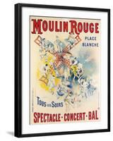 1902- Réouverture Moulin Rouge-Jose Belon-Framed Giclee Print