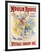 1902- Réouverture Moulin Rouge-Jose Belon-Framed Giclee Print