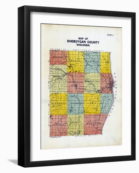 1902, Sheboygan County, Wisconsin, United States-null-Framed Giclee Print