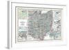 1902, State Map, Ohio, United States-null-Framed Giclee Print