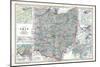 1902, State Map, Ohio, United States-null-Mounted Giclee Print