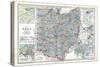 1902, State Map, Ohio, United States-null-Stretched Canvas