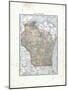 1902, State Map, Wisconsin, United States-null-Mounted Giclee Print