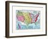 1902, United States Expansion Map, Nebraska, United States-null-Framed Giclee Print