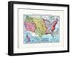 1902, United States Expansion Map, Nebraska, United States-null-Framed Giclee Print