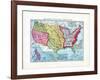 1902, United States Expansion Map, Nebraska, United States-null-Framed Giclee Print