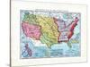 1902, United States Expansion Map, Nebraska, United States-null-Stretched Canvas