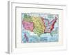 1902, United States Expansion Map, Nebraska, United States-null-Framed Giclee Print