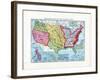 1902, United States Expansion Map, Nebraska, United States-null-Framed Giclee Print