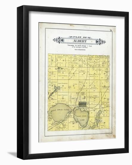 1903, Albert Township, Lewiston, Michigan, United States-null-Framed Giclee Print
